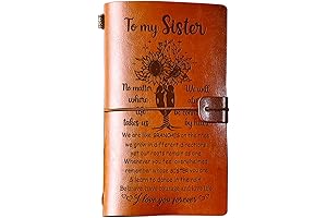 Sister Wedding Gift Leather Journal