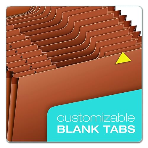 Miniatura 6 de Pendaflex R217DHD - Archivo superior abierto expandible resistente 31 bolsillos pestaña de 13 letra marrón