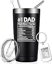 Fufandi Dad Gifts from Daughter, Son, Kids - Gifts for Dad - Fathers Day Birthday Christmas Gifts for Dad, Husband, Men Father, Him - Dad Tumbler