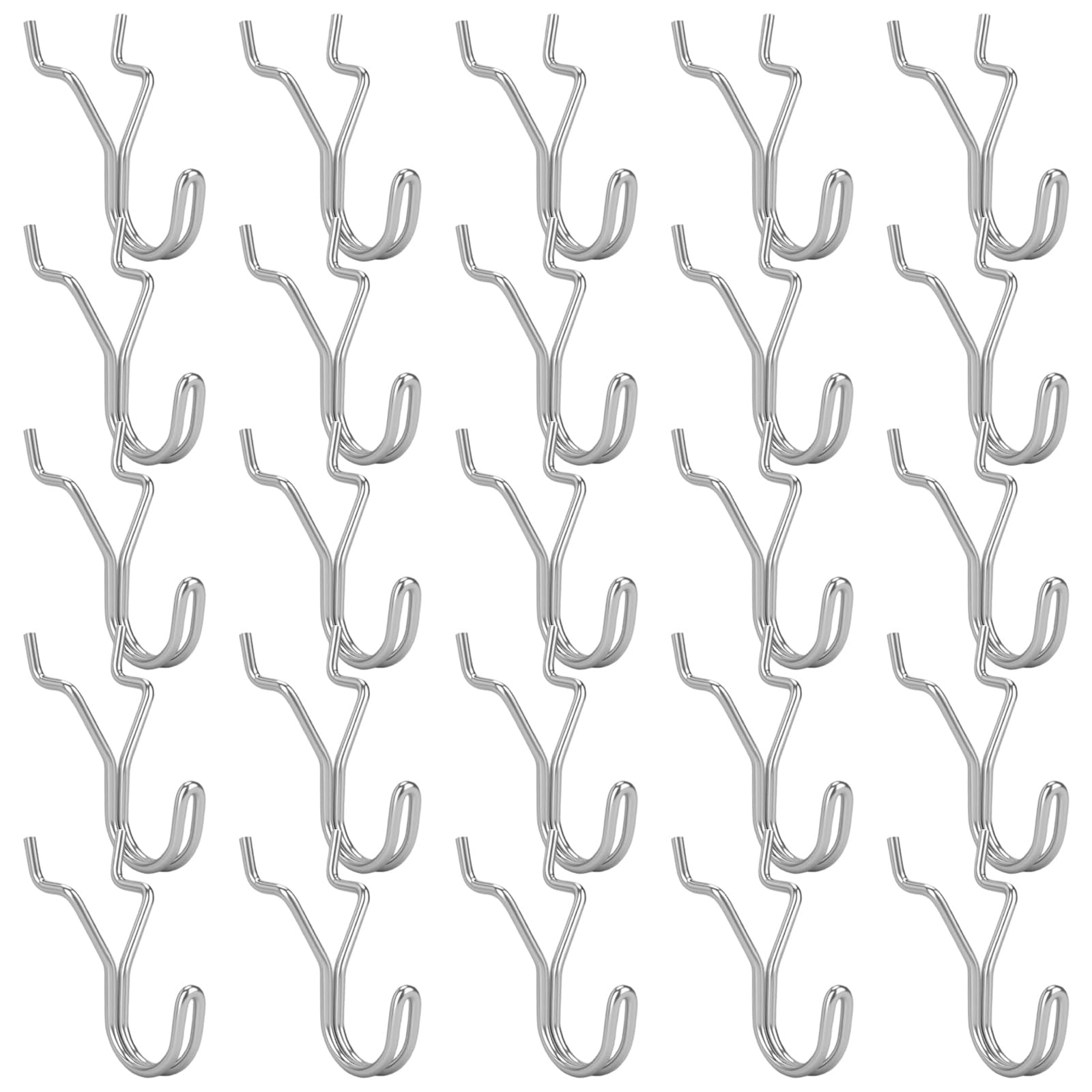 Henygen Multicolor 25Pcs Non-Rust Pegboard Hooks With Secure Design For Garage Tool Organization Rustless Pegboard Hooks