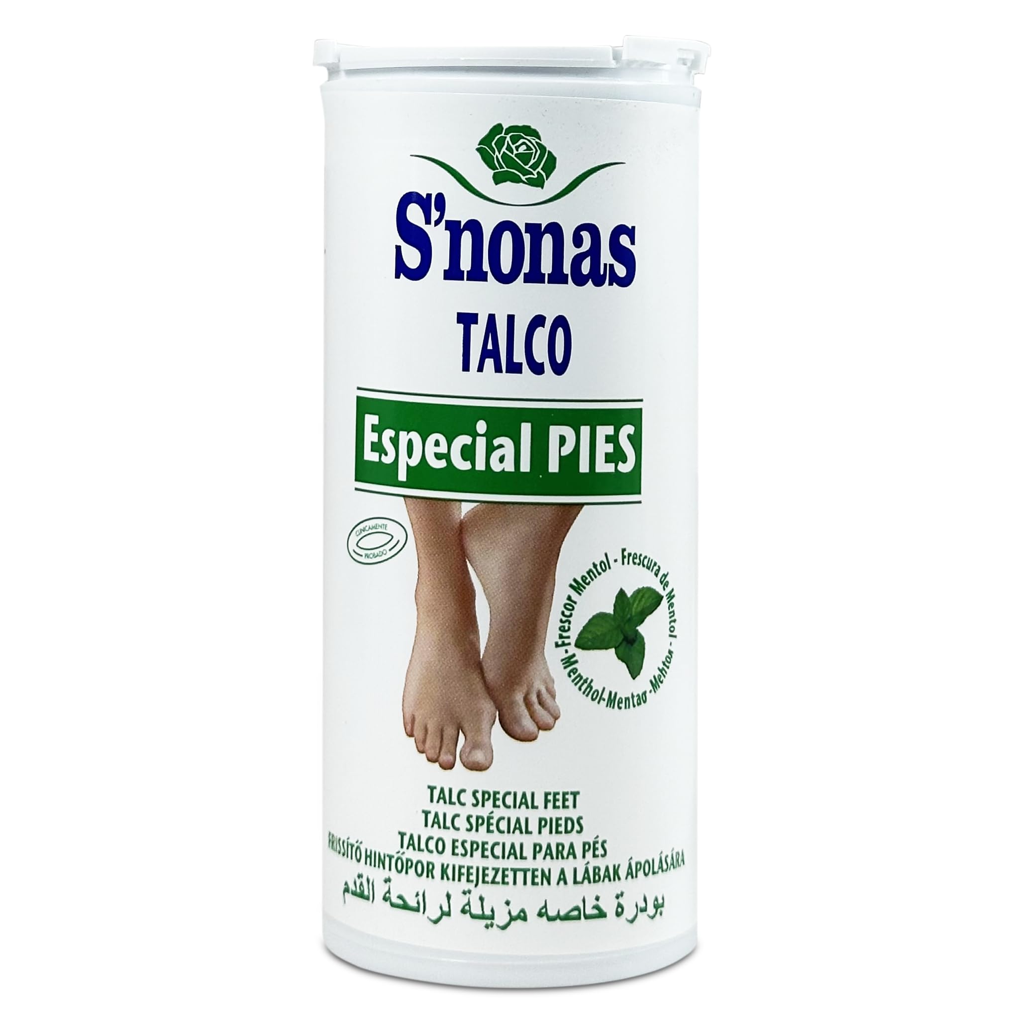 Polvos de Talco para Pies 100g – Desodorante para Pies y Calzado Elimina el Mal Olor (2 Unidades)