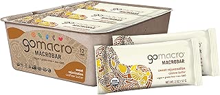 GoMacro MacroBar Organic Vegan Snack Bars, Cashew Butter, 2 Ounce Bars (Pack of 12) - coolthings.us