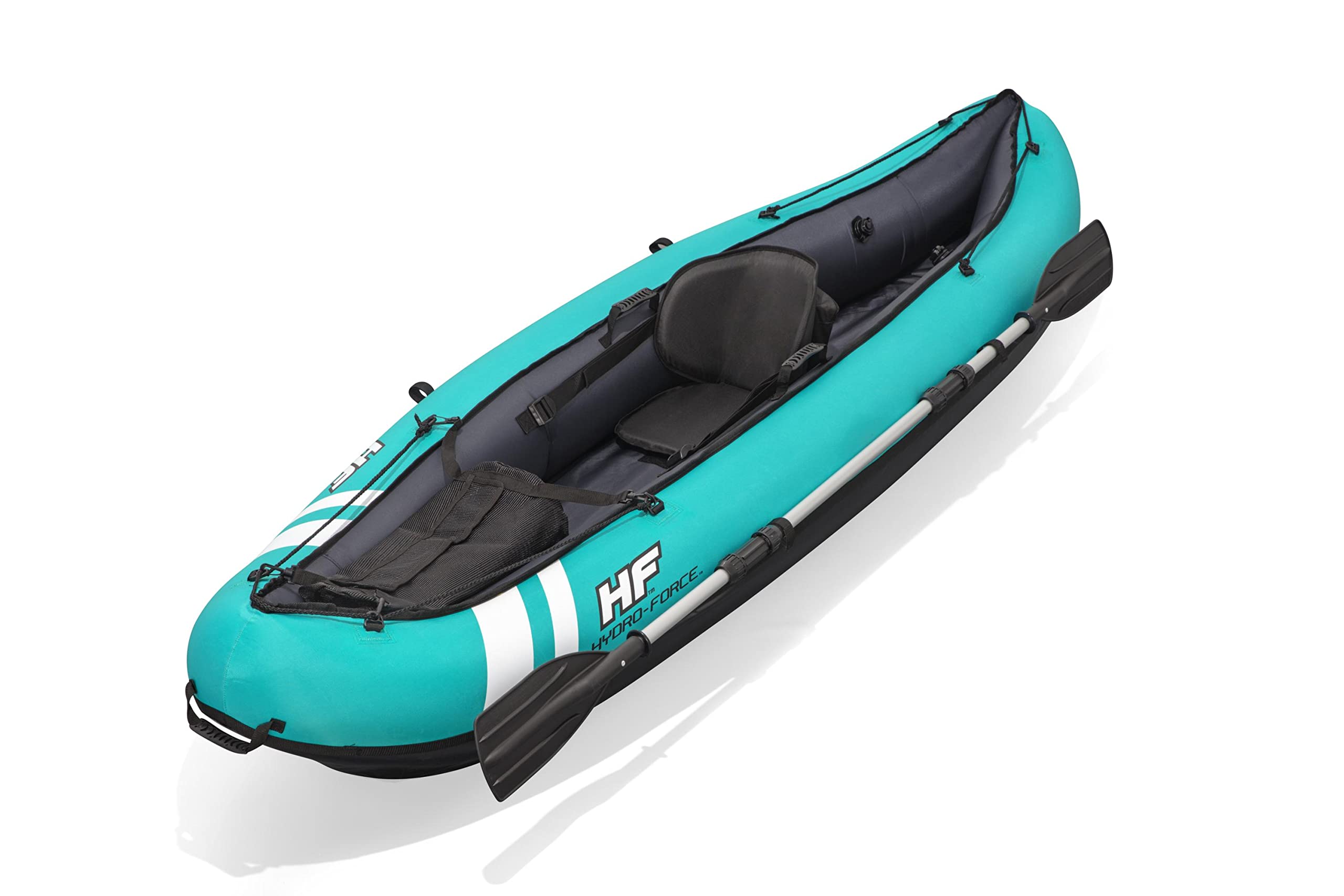 Hydroforce Ventura Kayak Set, Inflatable Boat Set With Hand Pump, Paddle And Storage Bag, Multiple Styles