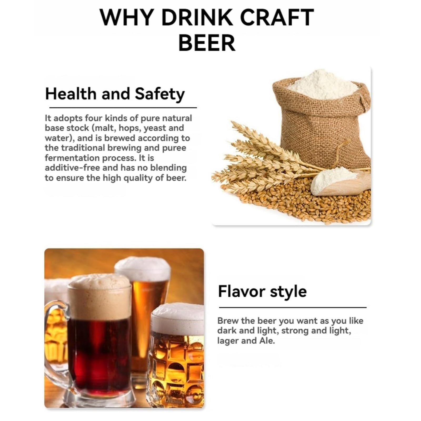 Sistema de Elaboración de Cerveza Eléctrico para Uso Doméstico y Comercial, Equipo de Maceración y Hervido de Cerveza con Pantalla Digital, Kit de Homebrew para Cerveza Artesanal (40L)