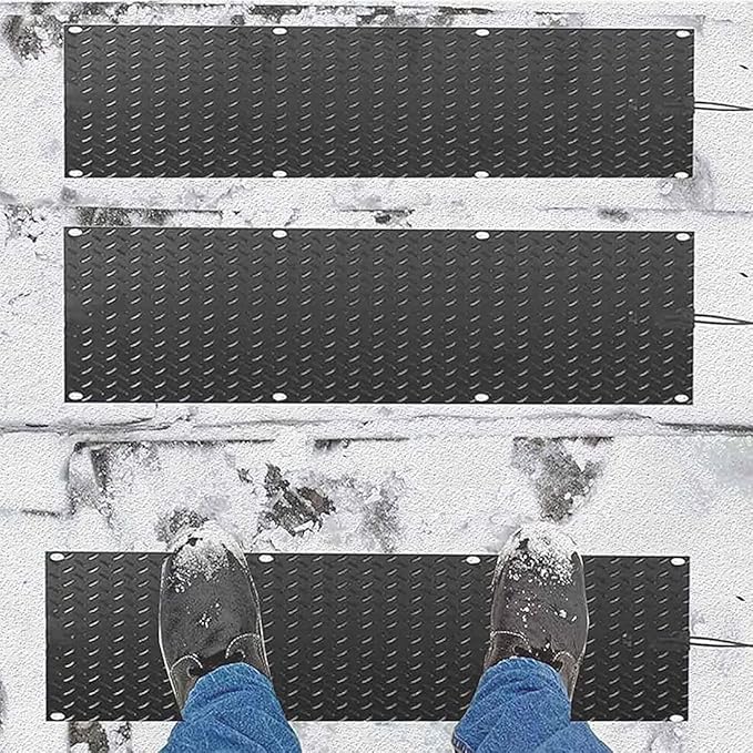 Review JUAJUA 22-23 Heated Snow Melting Mats for Stairs, Heated Entrances Walkway Mat No-Slip Stair Heating Outdoor Mats 2 in/h Melting Speed for Winter Snow Removal (152.4x33cm) Review JUAJUA 22-23 Heated Snow Melting Mats for Stairs, Heated Entrances Walkway Mat No-Slip Stair Heating Outdoor Mats 2 in/h Melting Speed for Winter Snow Removal (152.4x33cm)