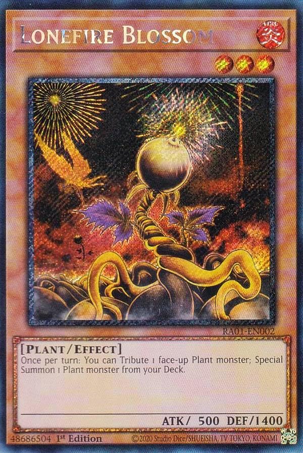 Amazon.co.jp: 遊戯王 RA01-EN002 ローンファイア・ブロッサム