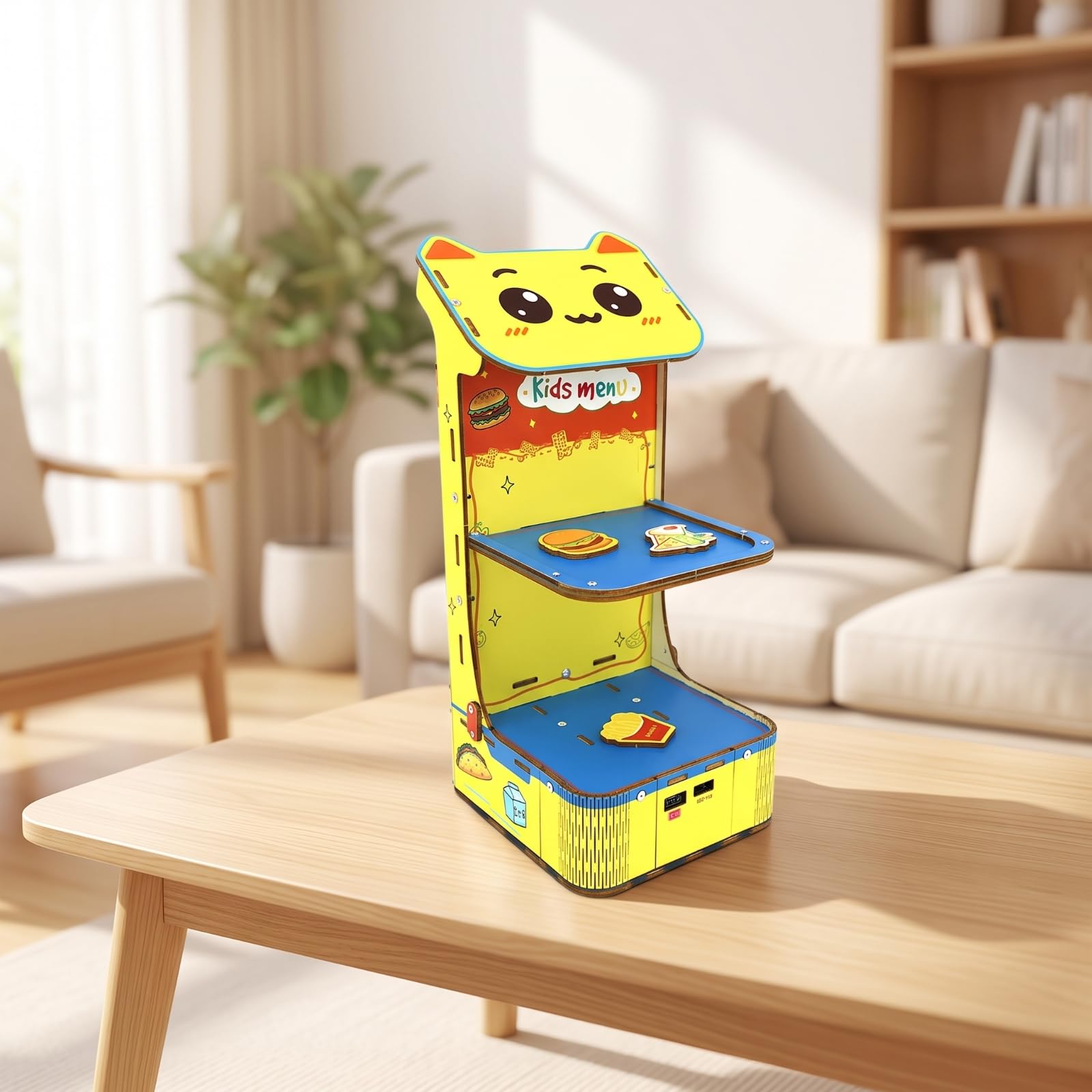 Perfeclan Robot Educativo de Ciencia Juego DIY de Robótica Robot de Entrega Ensamblable Madera con Componentes Completos y Mando a Distancia Adecuado para