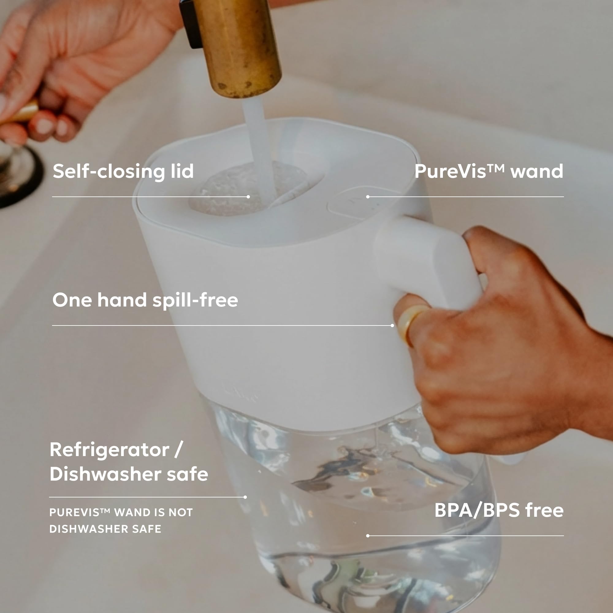 LARQ PureVis Smart Water Filter Jug image 3