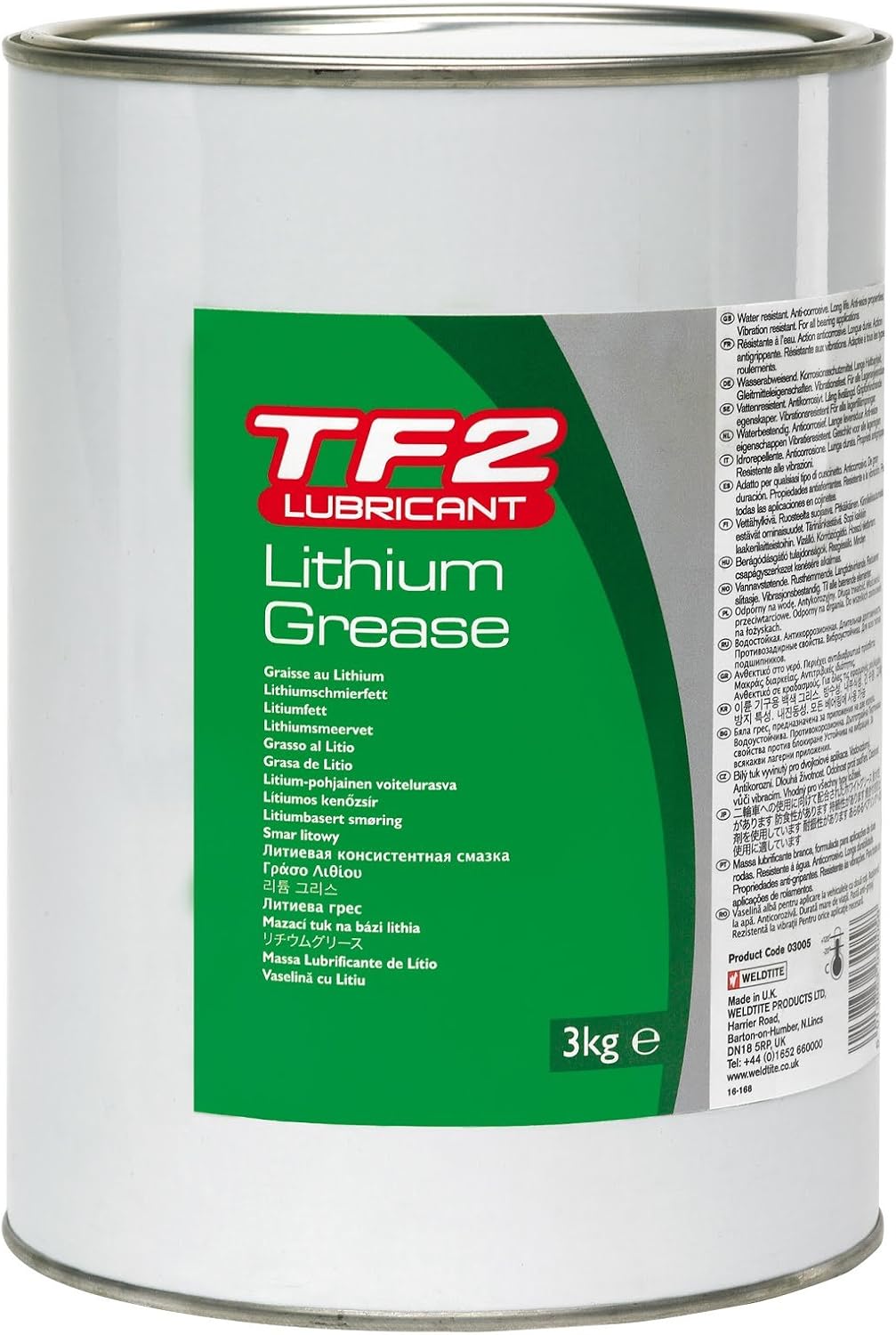 Weldtite TF2 Lubricant Workshop Lithium Grease, white, 3 kg : Amazon.de ...