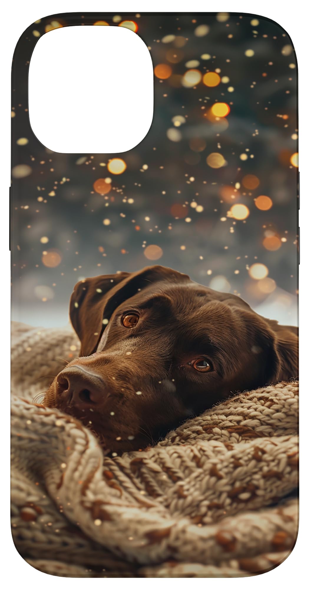 Chocolate Lab Chocolate Labrador Retriever Dog Case for iPhone 14