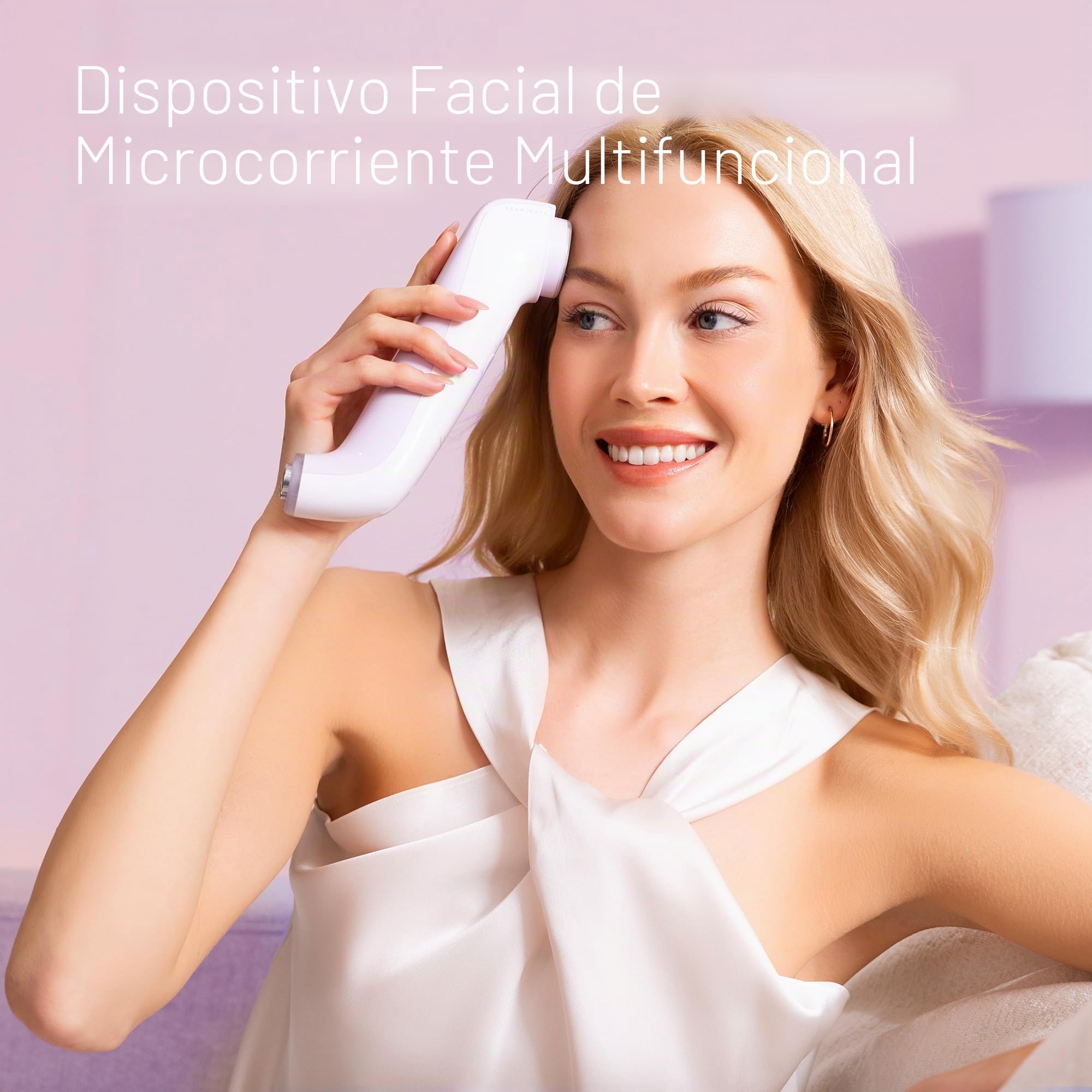 DermRays Dispositivo de belleza multifuncional M1,4 en 1, dispositivo facial de microcorriente para uso doméstico, dispositivo antienvejecimiento, para reafirmar la cara, arrugas, levantamiento