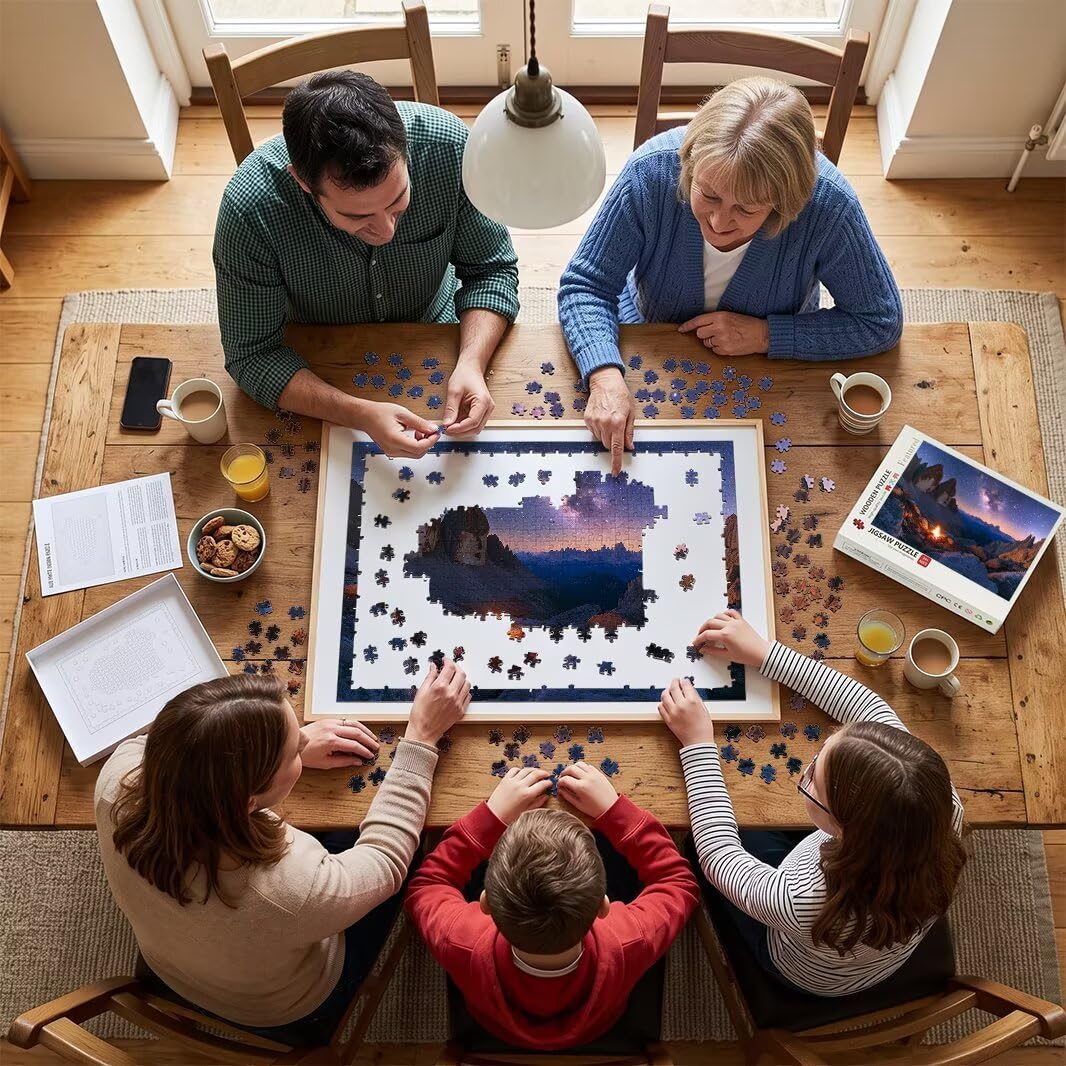 Puzzle 1000 Pezzi, Puzzle Paesaggi per Adulti, 70x50cm, Compact Box -4484