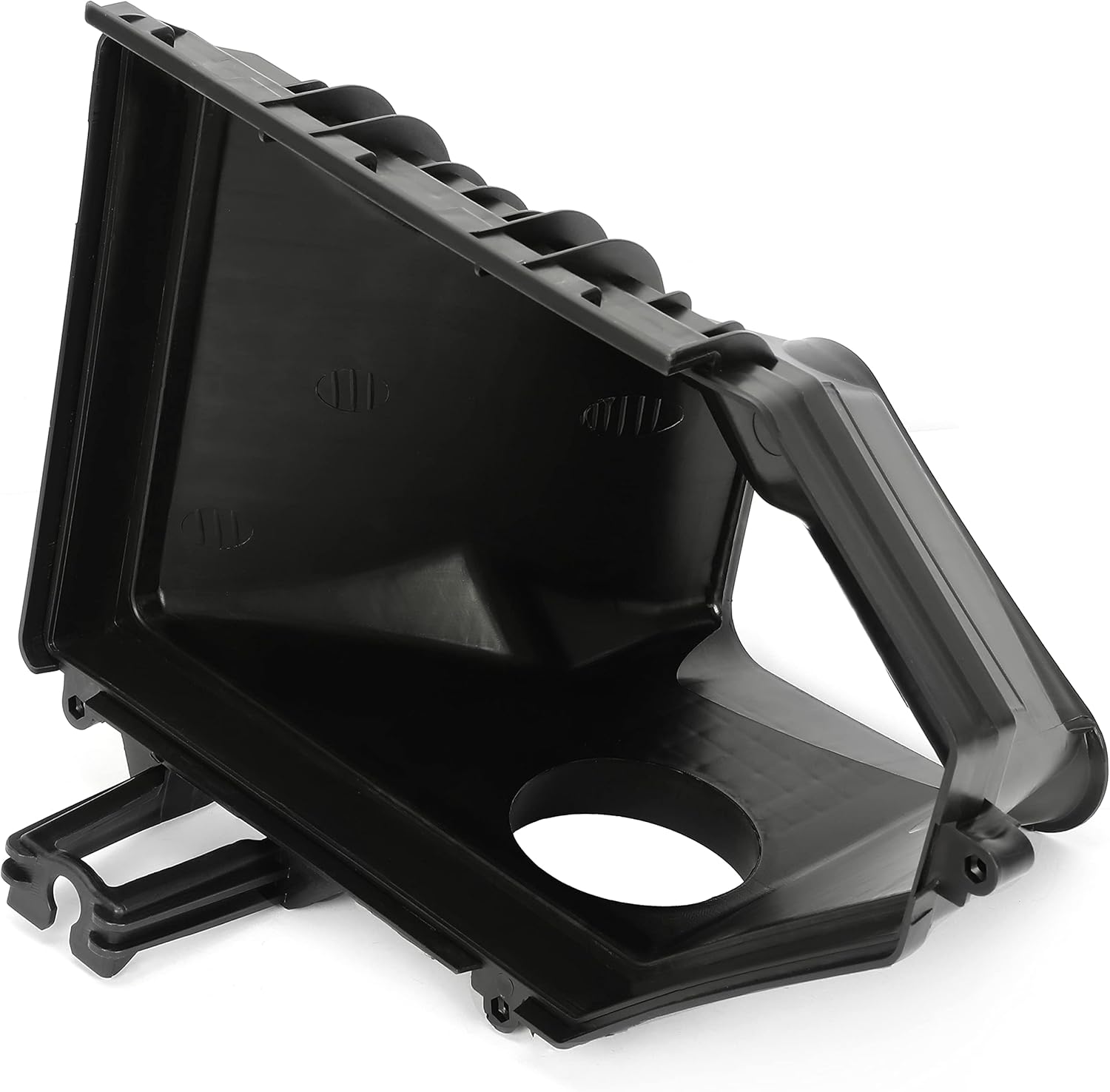 KUAFU Air Intake Box Compatible with 2015-2018 Dodge Challenger SRT Hellcat 2015-2023 Dodge Charger SRT Hellcat Conversion Air Intake Cleaner Box Plastic Black