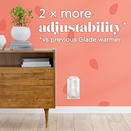 Miniatura 11 de Glade PlugIn Plus - Kit de iniciación de ambientador, aceite perfumado para el hogar y el baño, sandía Stay Cool, 0.67 onzas líquidas, 1 calentador