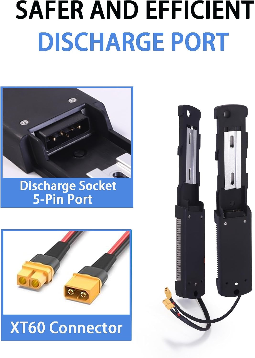 48V 17.5Ah Ebike Battery 1 Pack, 48 Volt Lithium Battery with 2A Fast Charger and USB Port, External Electric Bike Battery Pack for 500~1000W Motor