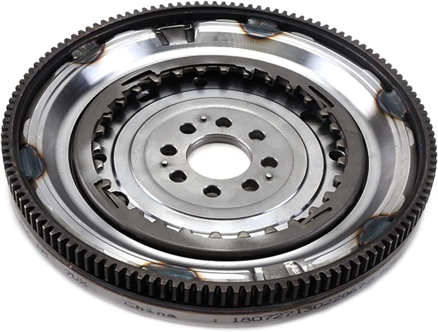 DQ200 0AM Transmission Clutch Flywheel 8 Holes 132T Compatible with Volkswagen Audi Skoda Seat 03F105266C 415033410 (8 Holes 132 Teeth)