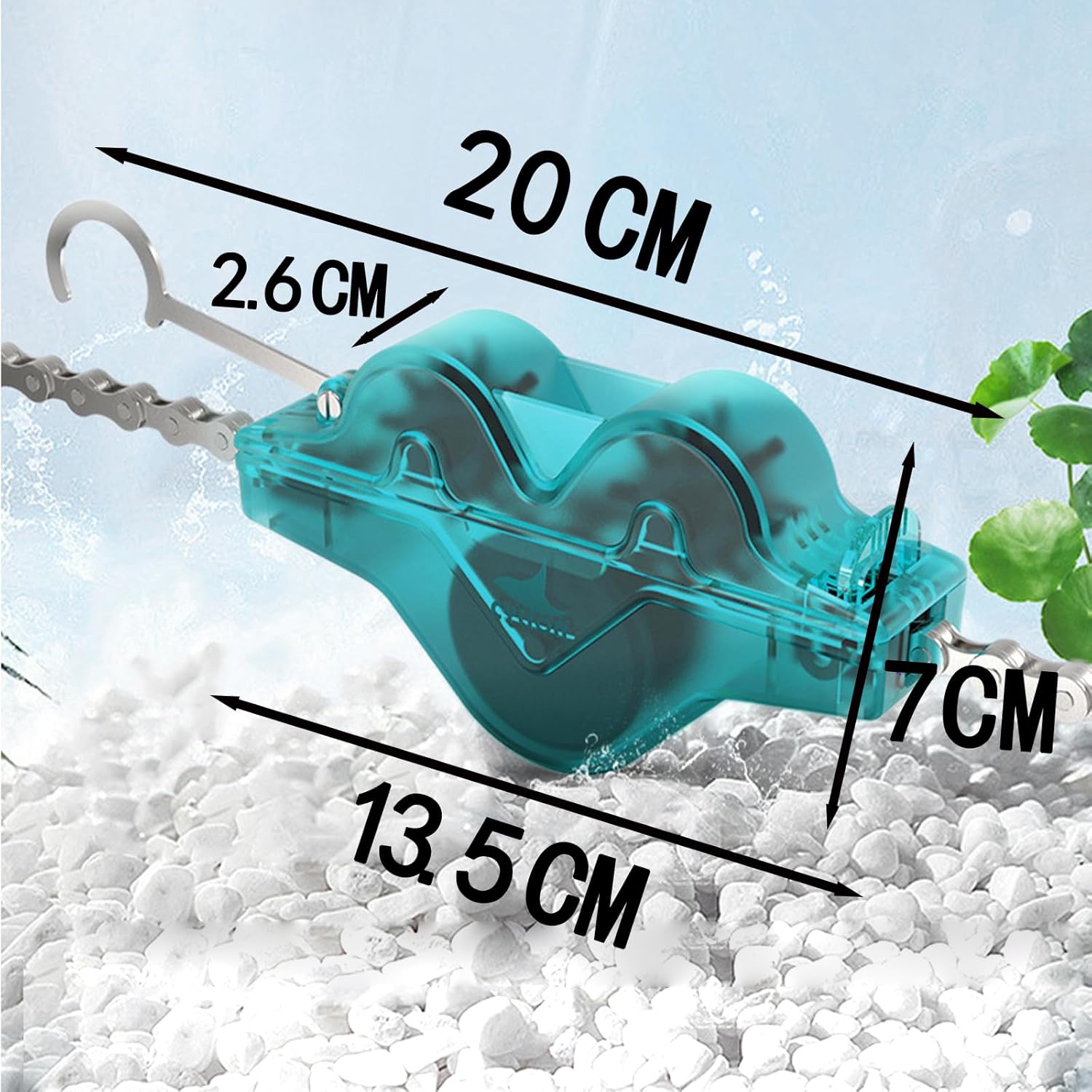 Chain Cleaner Bicycle Portable Bike Chain Cleaner Tool, Effective Chain Maintenance Cleaning Tool for Cycling Chain Cleaning, Easy to Use