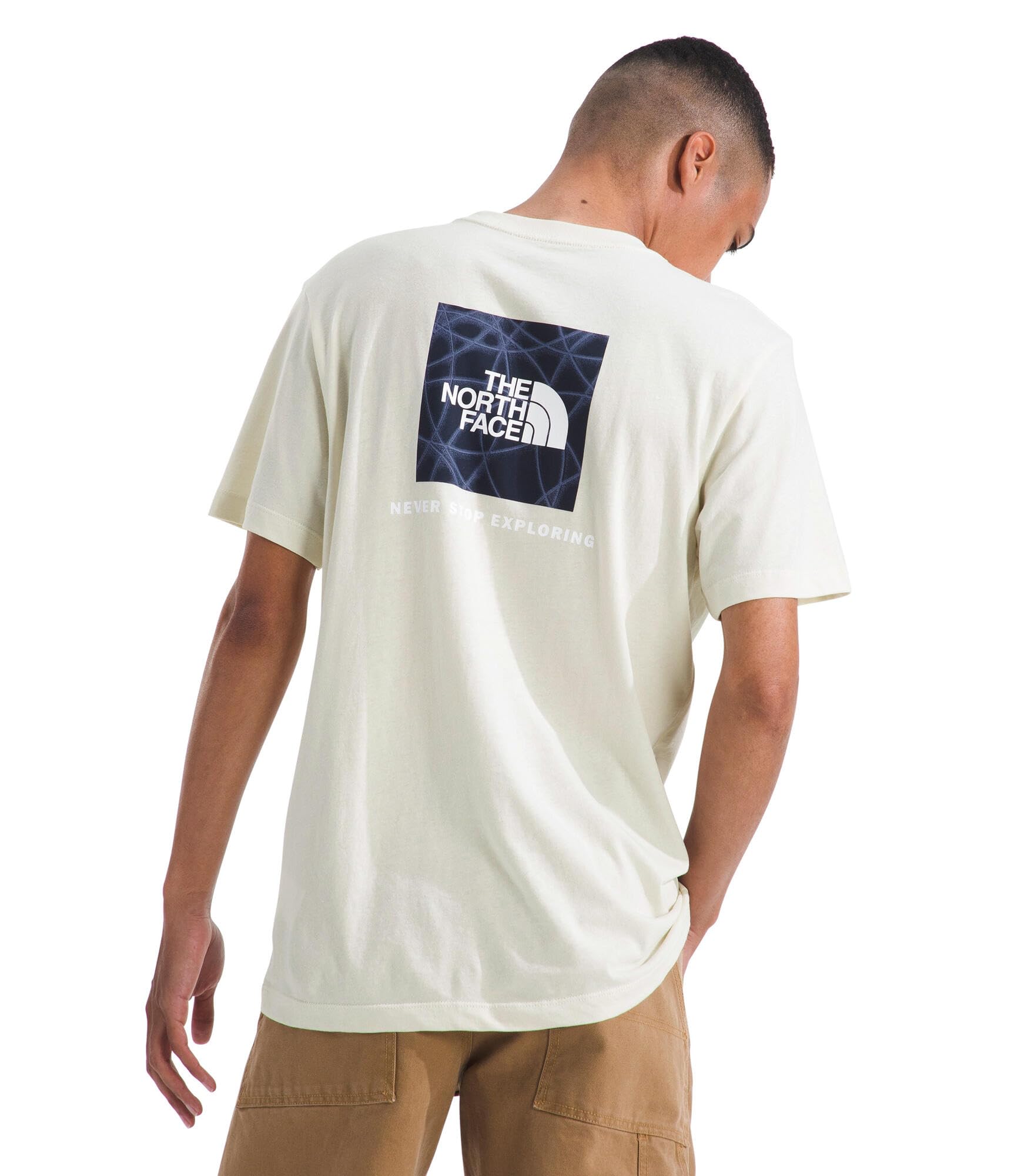The North FACE Mens Evolution Sun Halos Box Logo NSE Short-Sleeve Tee