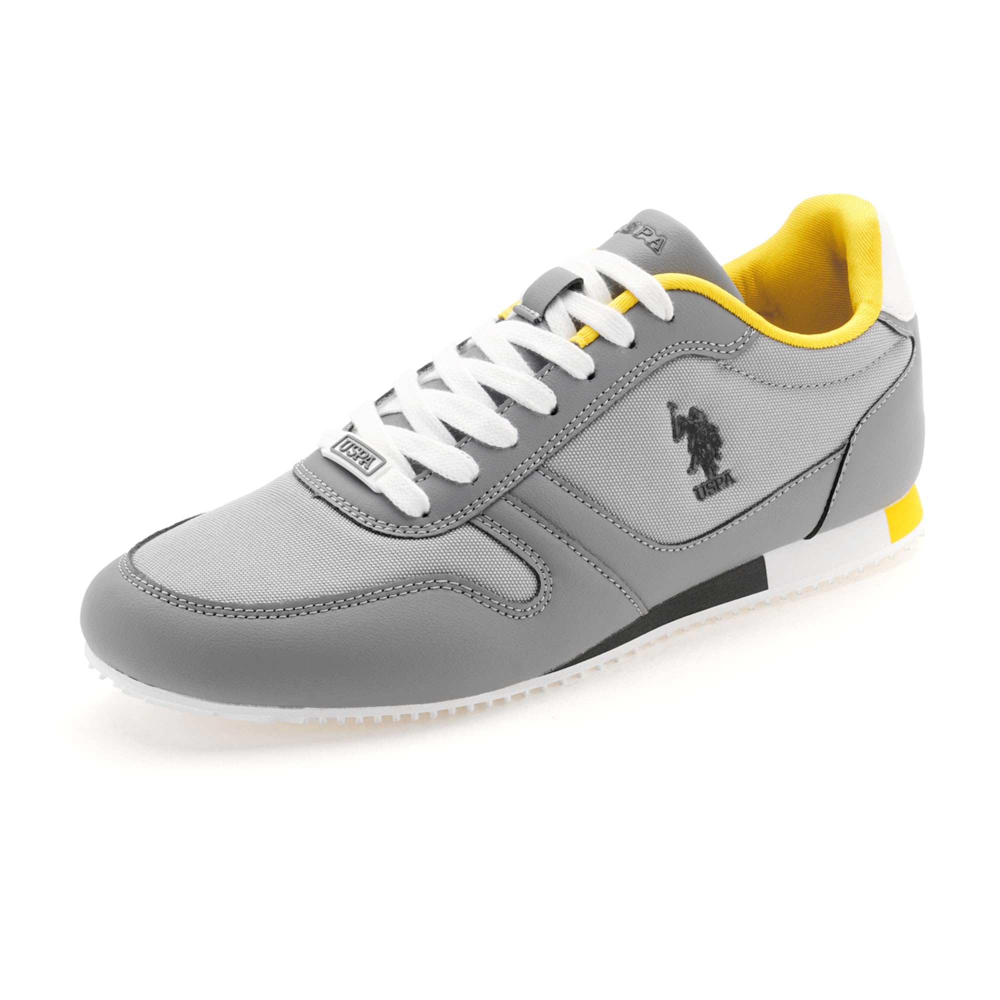 U.S. Polo Assn. CLEMT 2.0 Mens Grey Sneakers -(UK8)(US9)(2FD24122G07) (B0CMVX3FD4) Amazon Price History, Amazon Price Tracker