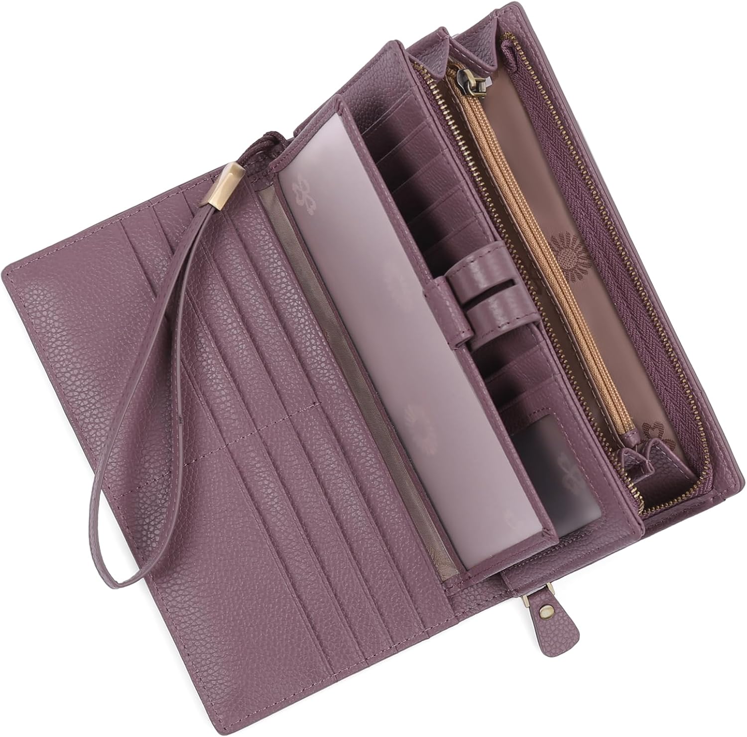 SENDEFN Women's Wallet Large Capacity RFID Blocking Leather