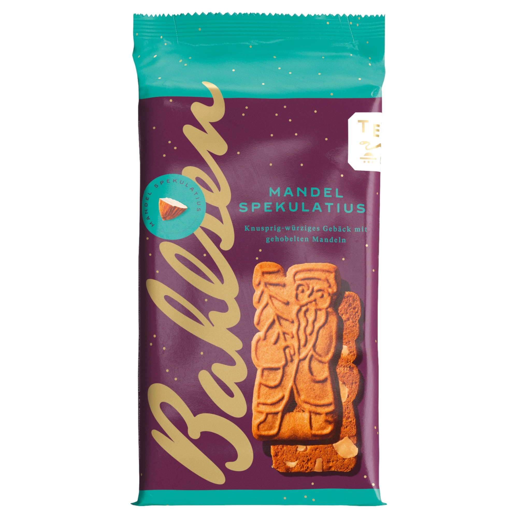 Bahlsen Mandel Spekulatius 200g | Knusprig würziges Weihnachtliches Gebäck für genussvolle Momente (20er Spar Karton)