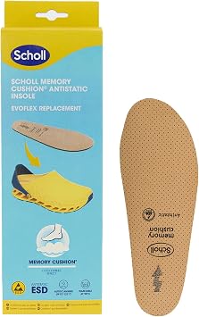 Solette Antistatic In Memory Cushion Per Evoflex Classic, Beige, 37 EU