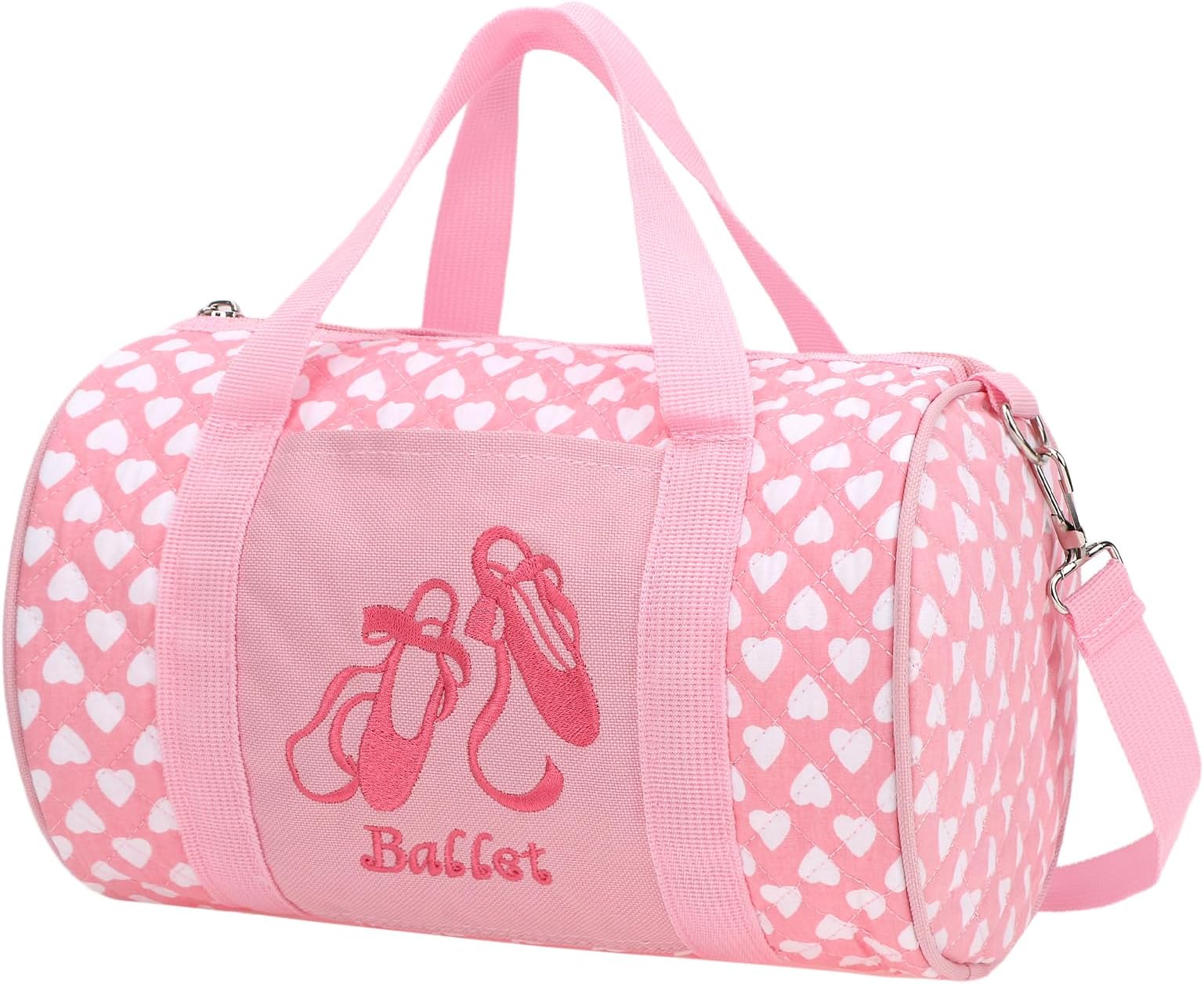 kilofly Girls Ballet Tutu Small Duffel Crossbody Dance Bag