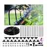 360°Irrigation System for Garden - 60FT Drip Irrigation System with 19 Nozzles, Garden Watering System, Greenhouse Accessories, Atomizing System for Garden, Yard, Lawn, Potted Plants, 5/16 inch Hose