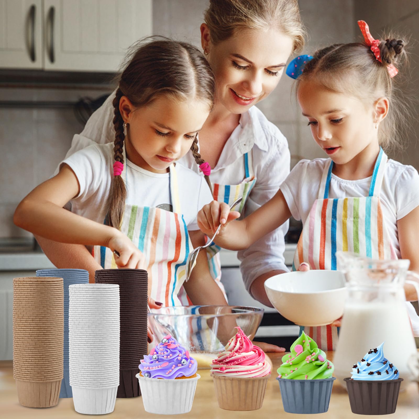 150 Pirottini Per Muffin In Silicone – Mini Stampi Riutilizzabili Per Cupcake E Dolcetti - 2