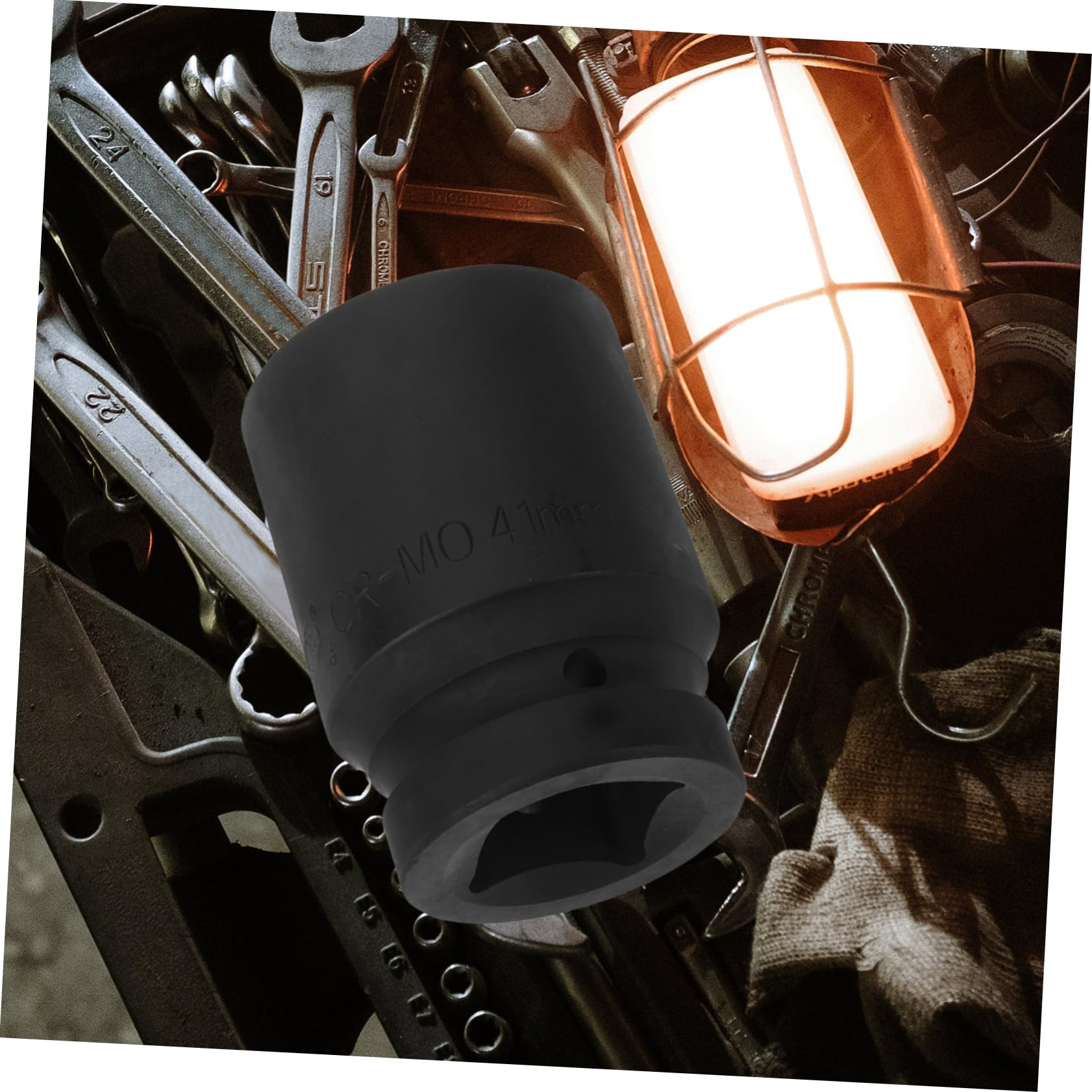 PRETYZOOM Chiave Bussola Pneumatico 1 Pollice in Acciaio Cromo-molibdeno, Design Doppia Testa 6 Punti Resistente alla Deformazione per Riparazione Auto