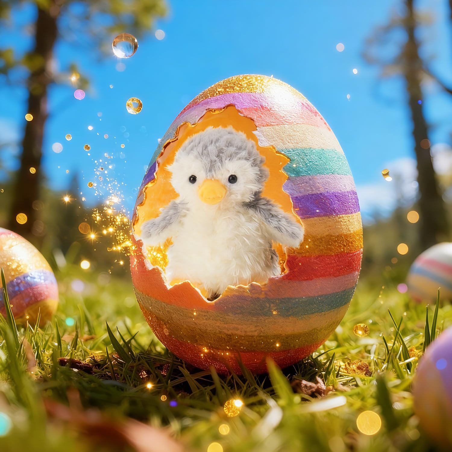 Amazon.co.jp: Apricot Lamb グレー ペンギン ぬいぐるみ ふわふわ