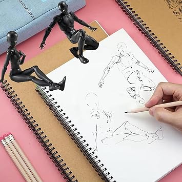 Figure Drawing|Drawing Mannequin Simulated Posable Manikin PVC DIY Articulated Figure Model Model for Sketching Painting Artists, Female