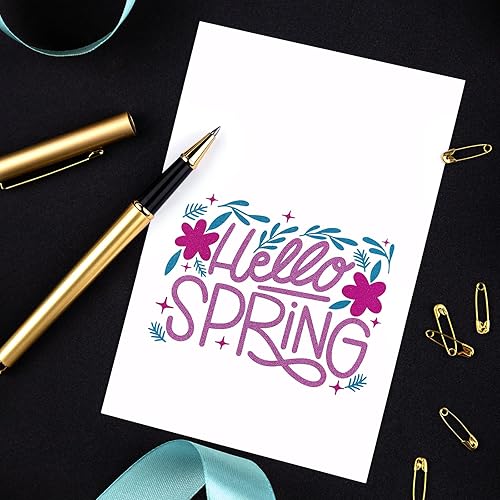 Miniatura 4 de ANT - Rollo de vinilo brillante de 12 pulgadas x 10 pies, vinilo adhesivo permanente de alta calidad para proyectos de bricolaje, calcomanías,