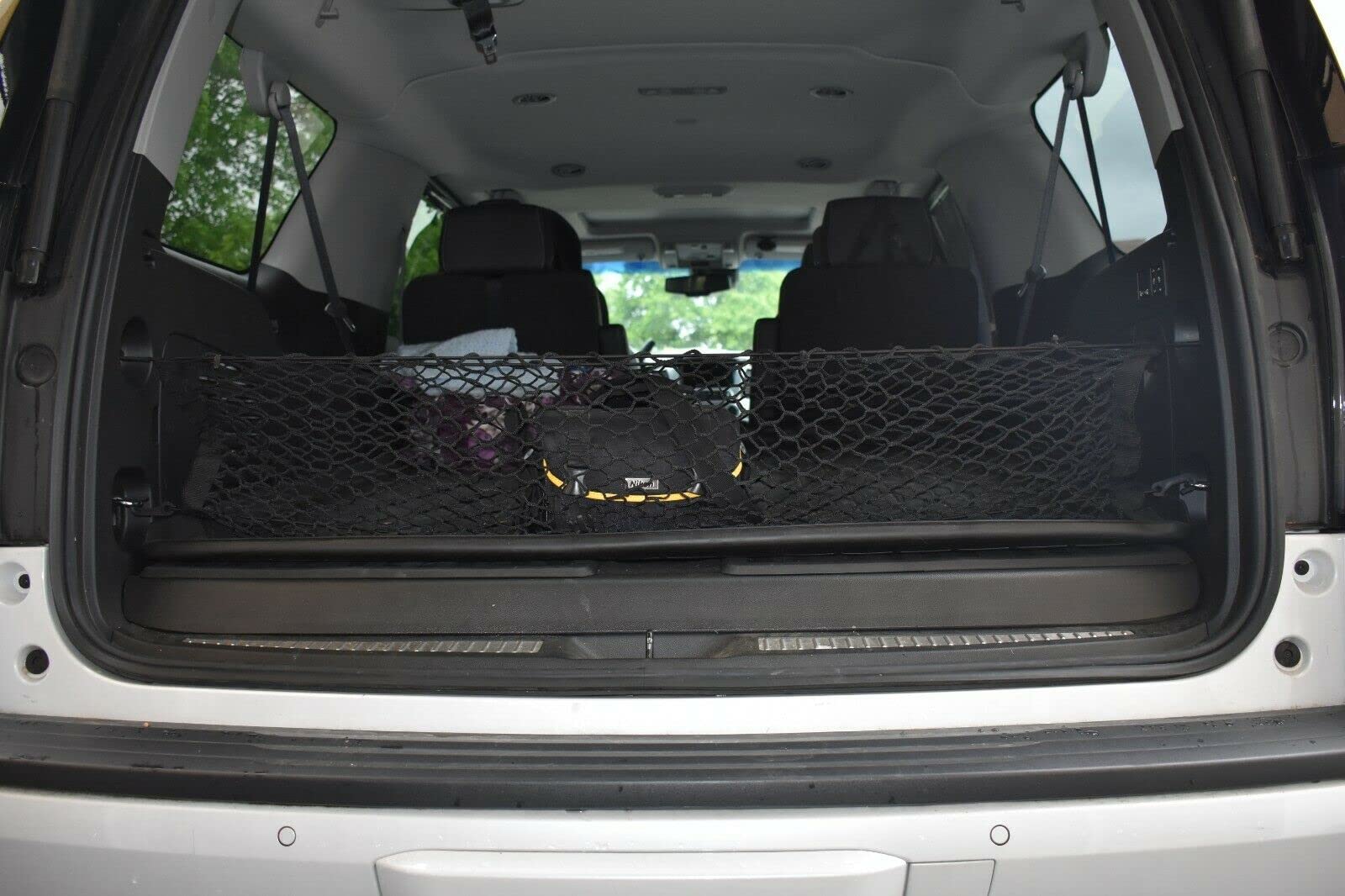 Rear Trunk Envelope Mesh Cargo Net For Chevy Tahoe/Suburban, GMC Yukon (2015-2025) 12 thumbnail image