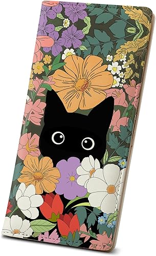 Miniatura 9 de Billetera para mujer, billetera RFID para mujer, delgada y delgada para tarjetas de crédito, cartera organizadora de piel sintética, bonita cartera