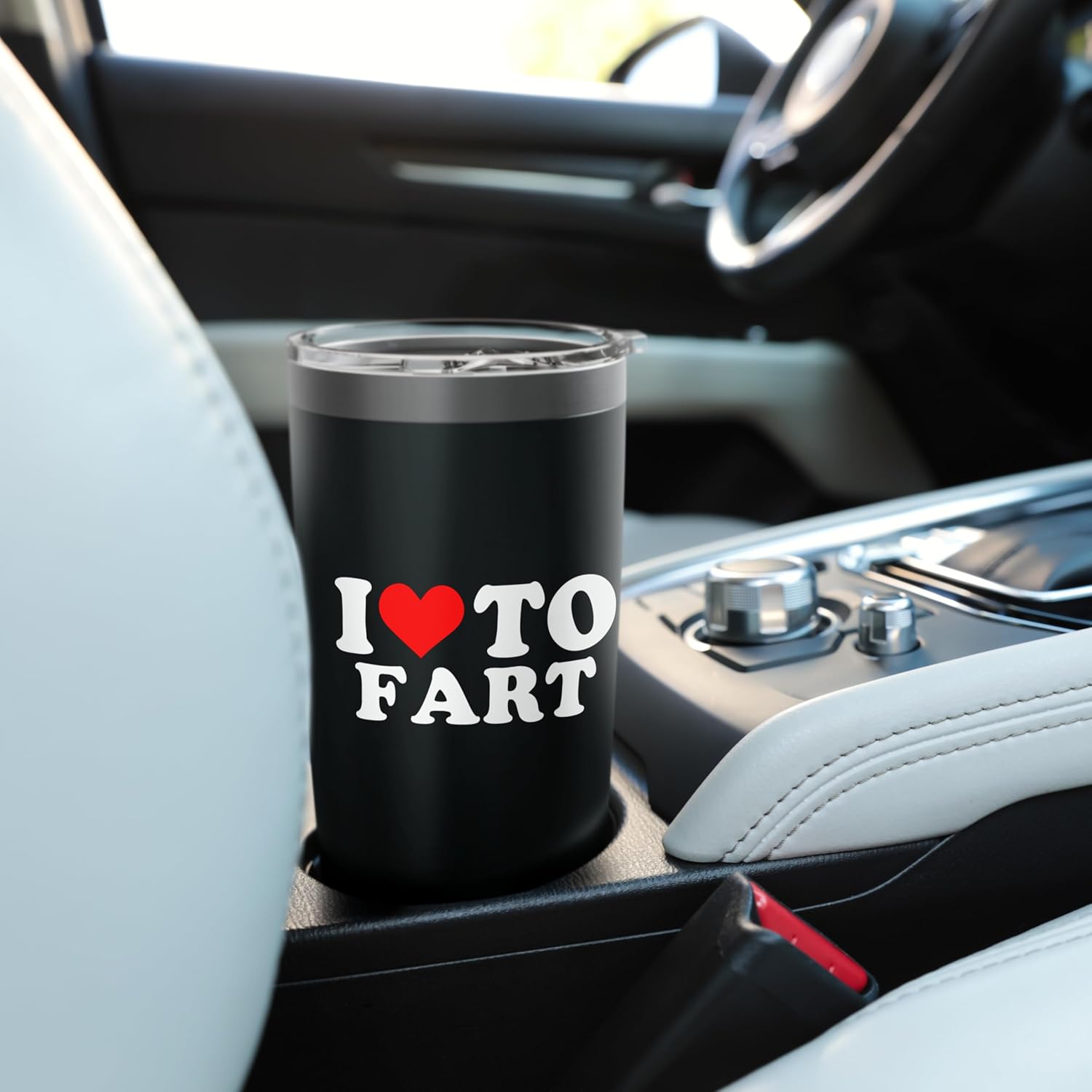 I Love to Fart Stainless Steel Insulated Tumbler - Image 6