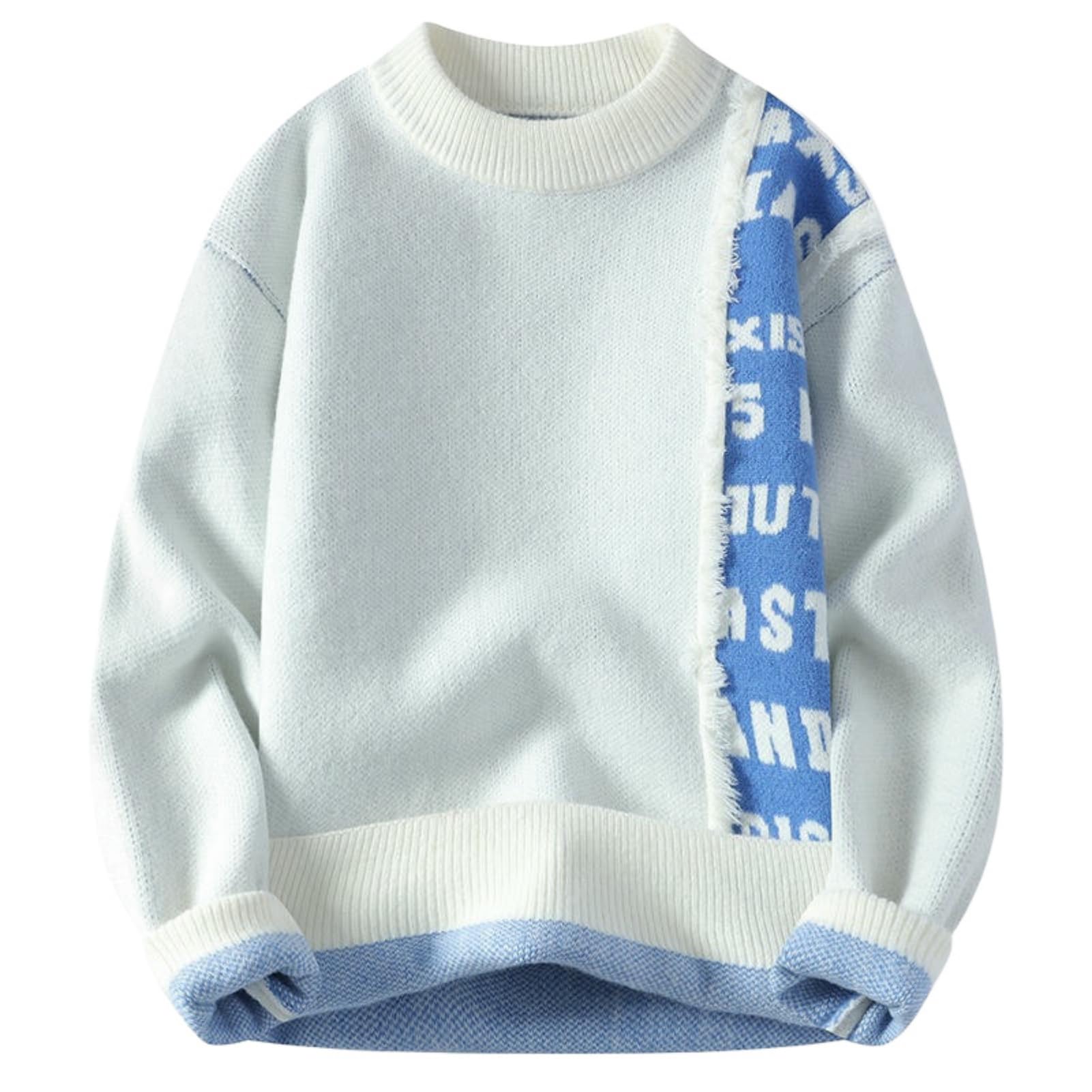 Pull tricot homme col rond aux finitions soignées - 5