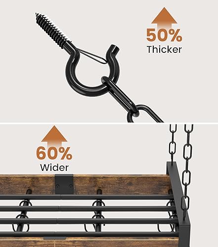 Miniatura 3 de Estante colgante para ollas, 24 x 13 pulgadas, para cocina, con 12 ganchos en forma de S, soporte vintage para sartenes montado en el techo con