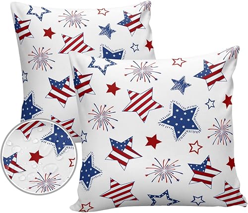 Miniatura 8 de Funda de almohada de invierno para exteriores, diseño de muñeco de nieve, pino, rosa, impermeable, paquete de 2 fundas de almohada con copos de