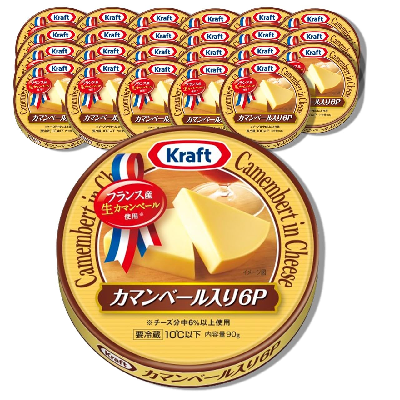 Amazon.co.jp: クラフト カマンベール入り6P 24個入り[チーズ