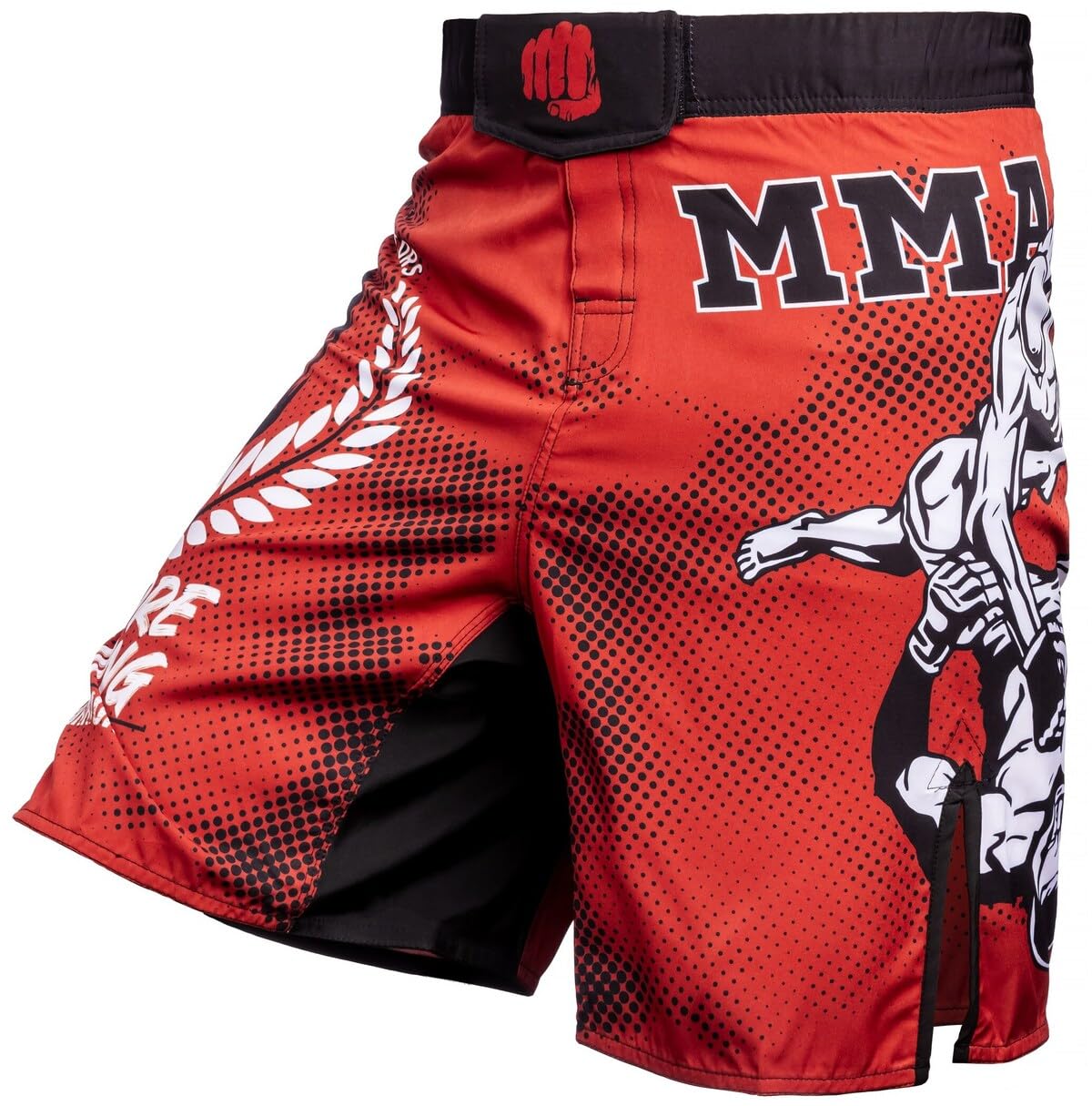 Hardcore Training Fight Shorts Fighters Club Boks Męski Szorty do Walki MMA Combat BJJ Grappling Fitness Muay Thai Kickboxing