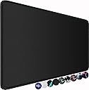 Large Gaming Mouse Pad, 31.5x15.7 inch Large Extended Computer Keyboard Mouse Mat, Water Resist Non-Slip Mousepad Rubber Base Long XXL Desk Mouse Pad for Work & Gaming, Office & Home, Black