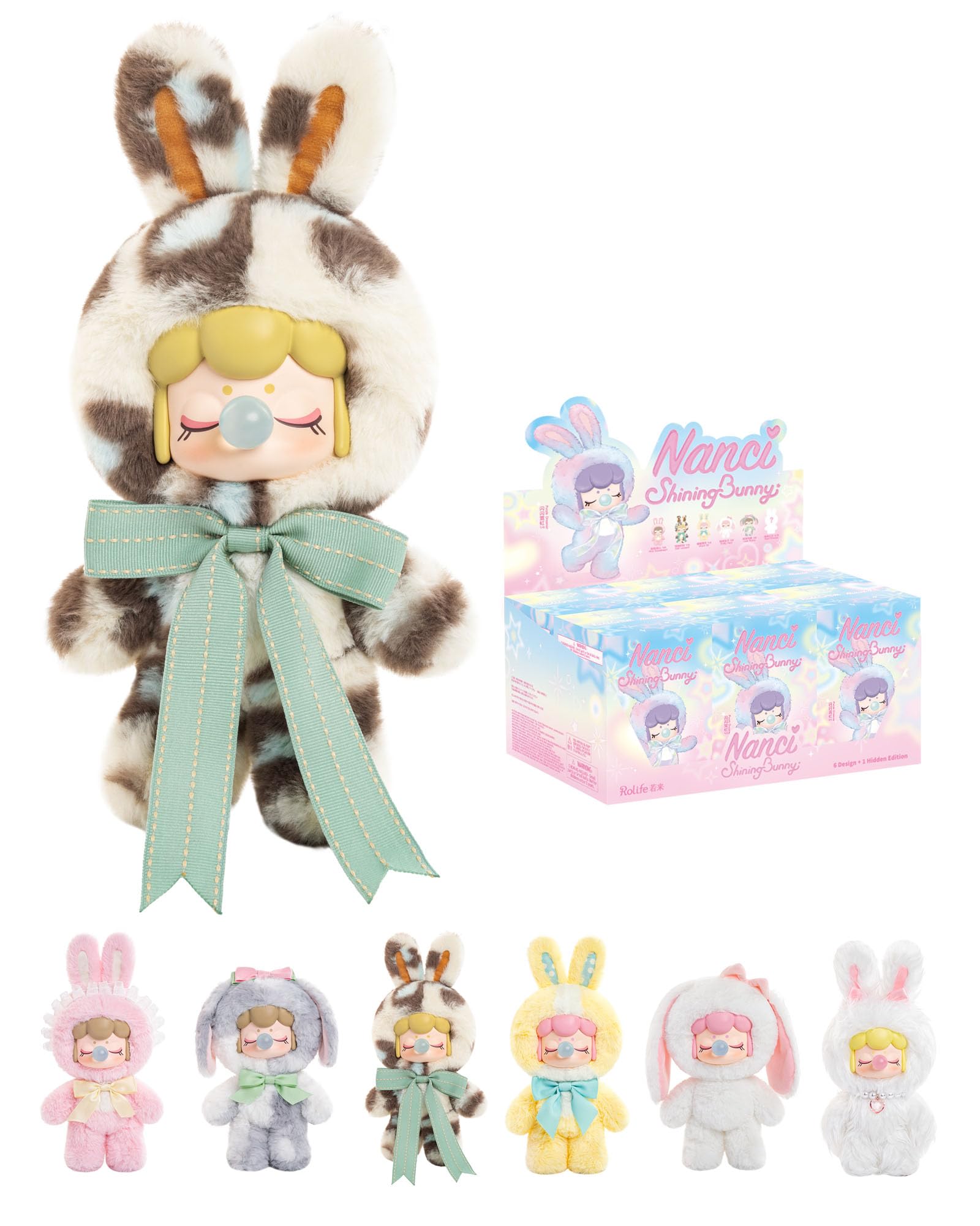 Amazon.com: Rolife Nanci Bunny Stuffed Animal Plush Doll,8-11