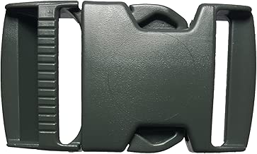 Plastic Buckle Set 2 Set 4Pc Military Grade Quick Pinch Side Release 1.5 inch Single Adjustable (Foliage Green) - coolthings.us