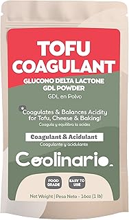 Coolinario Glucono Delta Lactone - GDL Tofu Coagulant (1 LB) Mild Acidulant & Coagulant for Tofu, Cheese & Baking | Gentle Sweet-Tart Flavor | Perfect for Molecular Gastronomy & Food Preservation