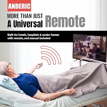 Anderic RR1004 Big Button TV Remote Control