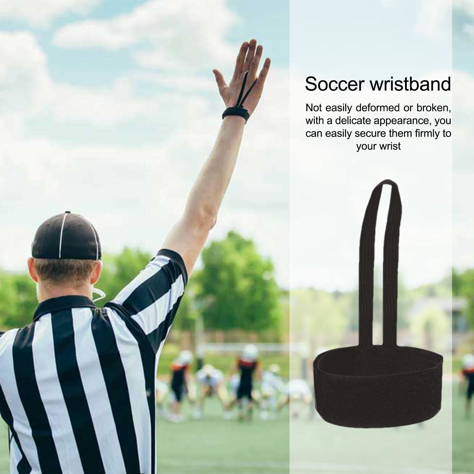 Shakven Football Wristband Down Indicator | Football Referee Officials Down Indicator | Umpire Indicator Hook and Umpire Football Referee Gear Wristband Referee Accessories