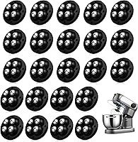 Vista 25 de Ruedas giratorias autoadhesivas, rodillos de electrodomésticos para electrodomésticos de cocina, rueda universal giratoria de 360° para caja