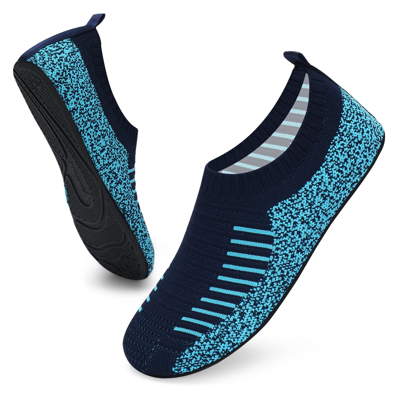 ANLUKE Womens Mens Water Shoes Barefoot Quick-Dry Aqua Socks for Beach Swim  Surf Water Sport