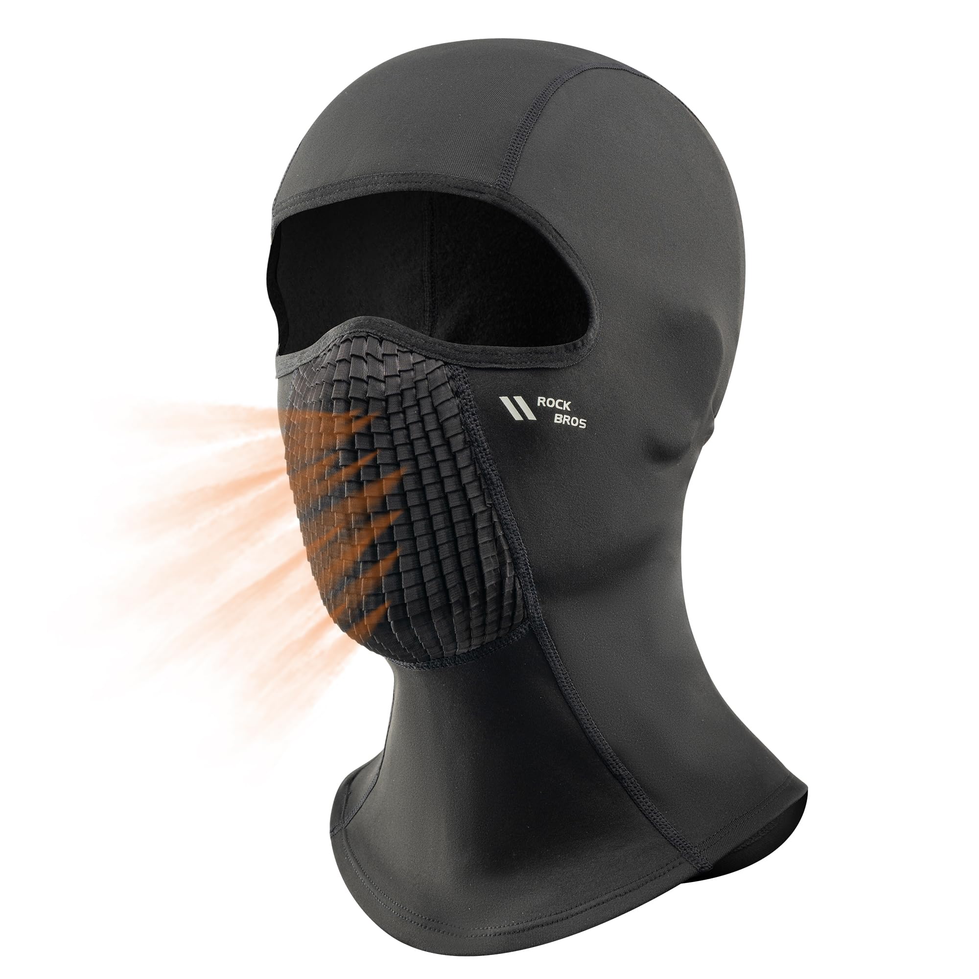 ROCKBROS Fleece Breathable Balaclava Ski Mask Windproof Thermal Winter Face Mask for Men Women Cycling Motorcycle Headwear